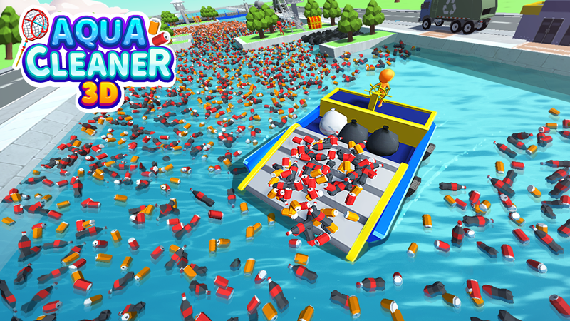 The Release of Hypercasual Game Aqua Cleaner 3D! Rid the Waters of Trash and Bring back Its Beauty!