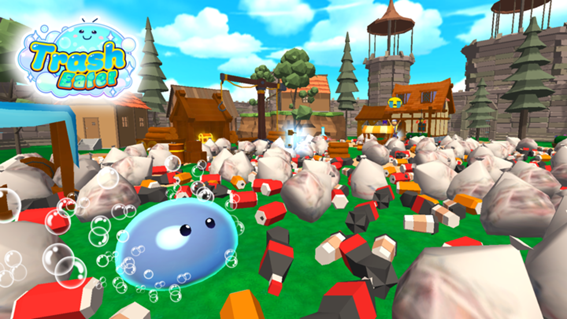 The Slime is Now a Trash-Eater!? The Release of Hypercasual Game Trash Eater 3D!