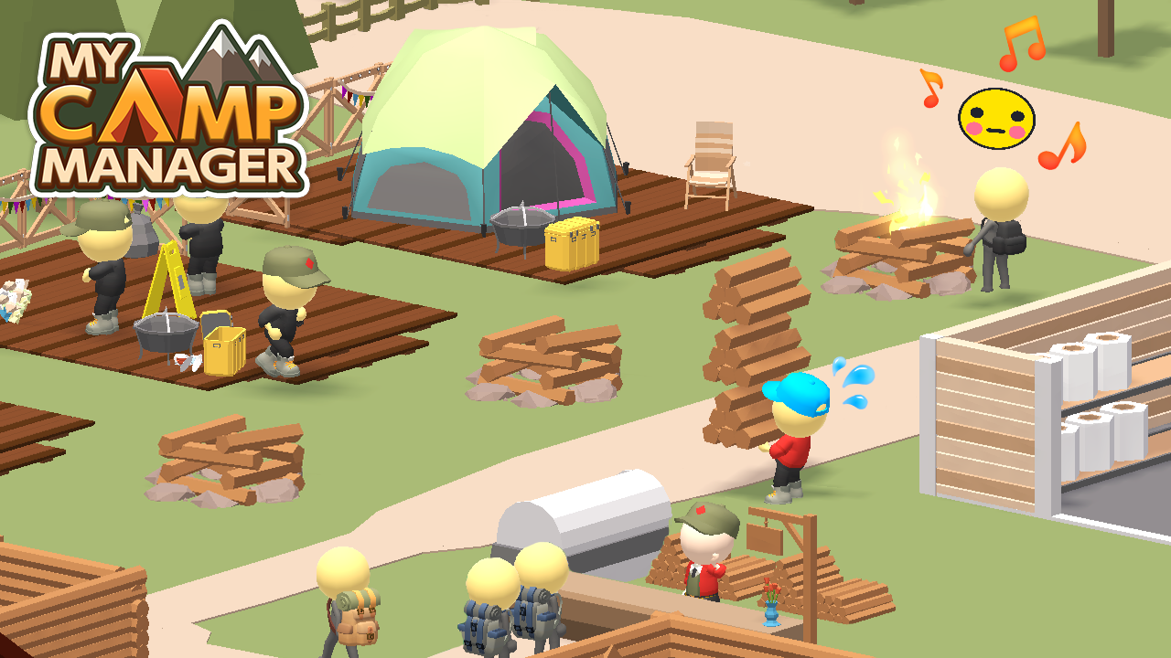 The Release of Hypercasual Game My Camp Manager! Build Your Perfect Campground!